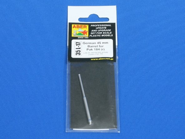 Aber 35L-017 Barrel for German Pak 184 anti-tank gun (1/35) – obrázek 3