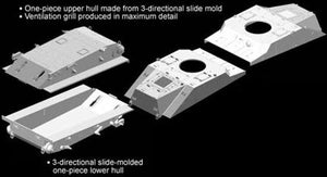 Dragon 7486 IJN Type 2 Amphibious Tank (Ka-Mi) w/Floating Pontoons 1/72 – image 4