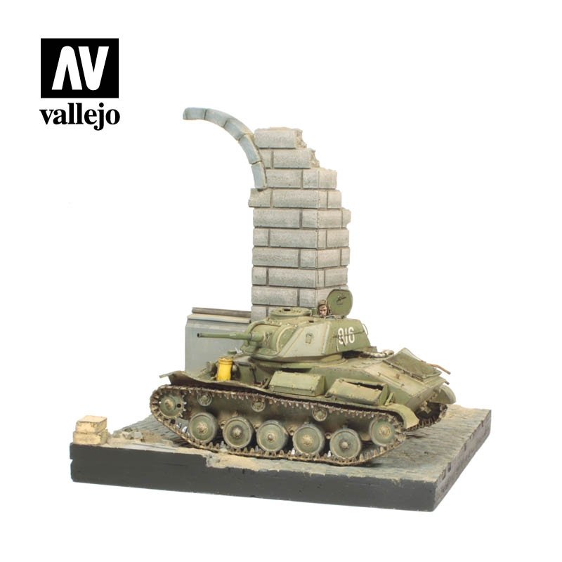 Vallejo SC003 Diorama Bâtiment européen en ruine 1/35