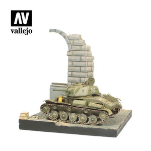 Vallejo SC003 Diorama Ruined European Building 1/35