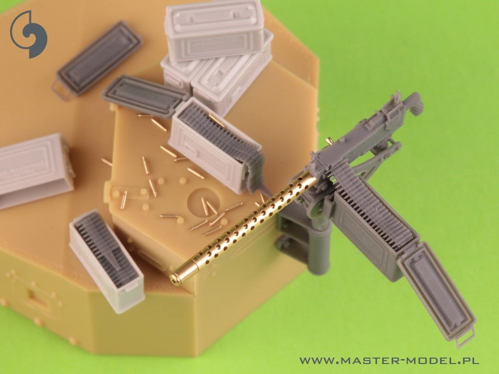 Master GM-35-087 Browning M1919 A4 .30 cal (7.62mm) - with M20 gun mount (used e.g. on M3 Stuart) or with D7431 cradle (e.g. M3 Scout Car) 1/35 – immagine 5