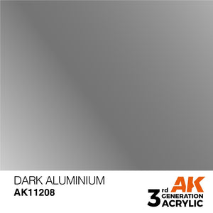 AK Interactive AK11208 DARK ALUMINUM – ​​METALLIC 17ml
