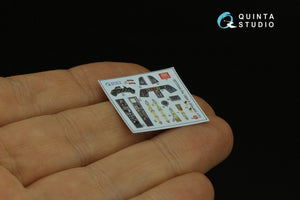 Quinta Studio QD72044 Fw 190A-5 3D-Printed &amp;amp; colored Interior on decal paper (Eduard) 1/72 – image 11