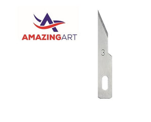 Amazing Art 19878 Replacement Spare Blades #3 (10 Pack)