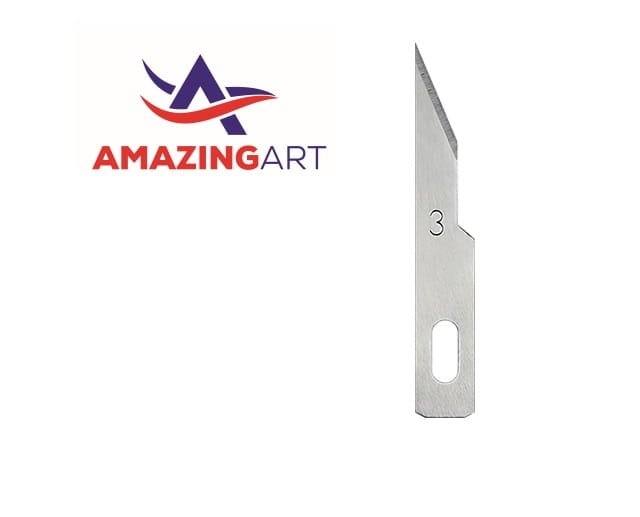 Amazing Art 19878 Replacement Spare Blades #3 (10 Pack)