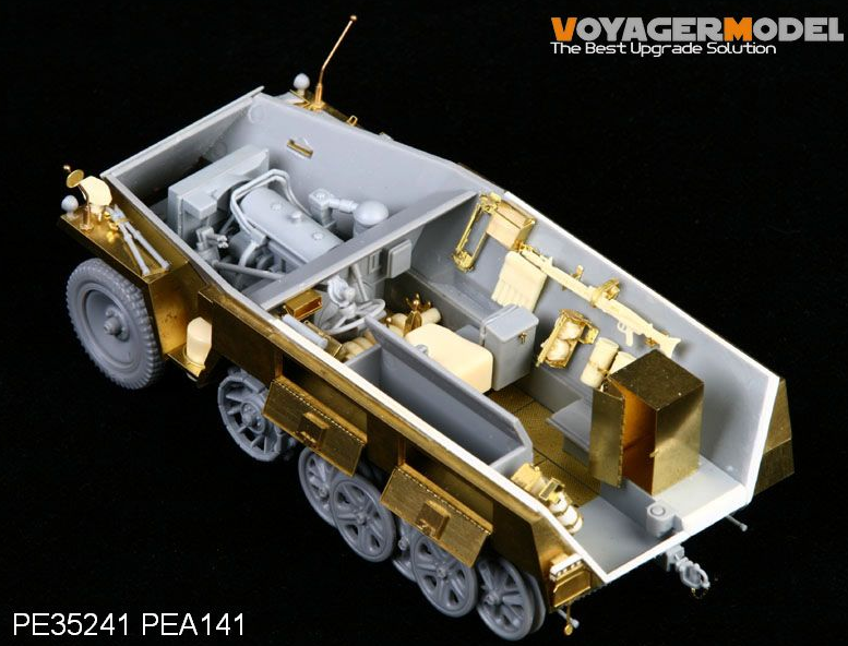 Voyager Model PEA141 WWII German Sd.Kfz.250 NEU Stowage Bins &amp;amp; Fenders (For DRAGON Kit) 1/35 – image 2