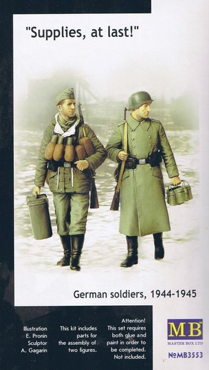 Master Box 3553 German soldiers in winter coat&amp;#39;s 1944/1945 (Supplies at last) (1/35)