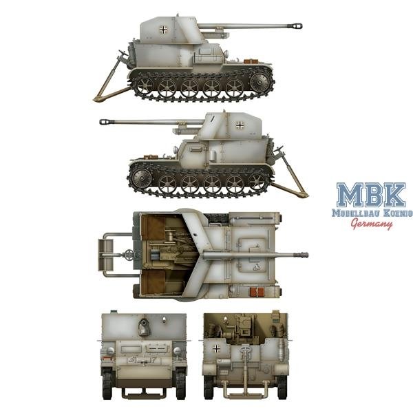 Das Werk DW35017 Pz.Sfl. Ia - 5cm Pak 38 auf gp. Mun Schlepper 1/35 – obrázek 3