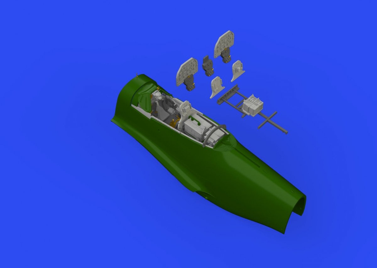 Eduard 648600 F-6D cockpit 1/48 – obrázek 2