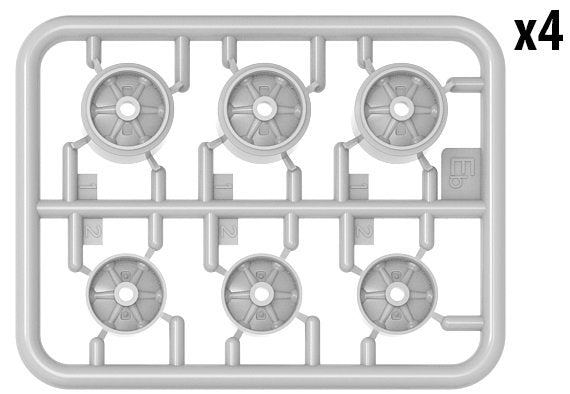 Miniart 35220 M3/M4 ROADWHEELS SET. WELDED TYPE AND PRESSED TYPE 1/35 – image 2