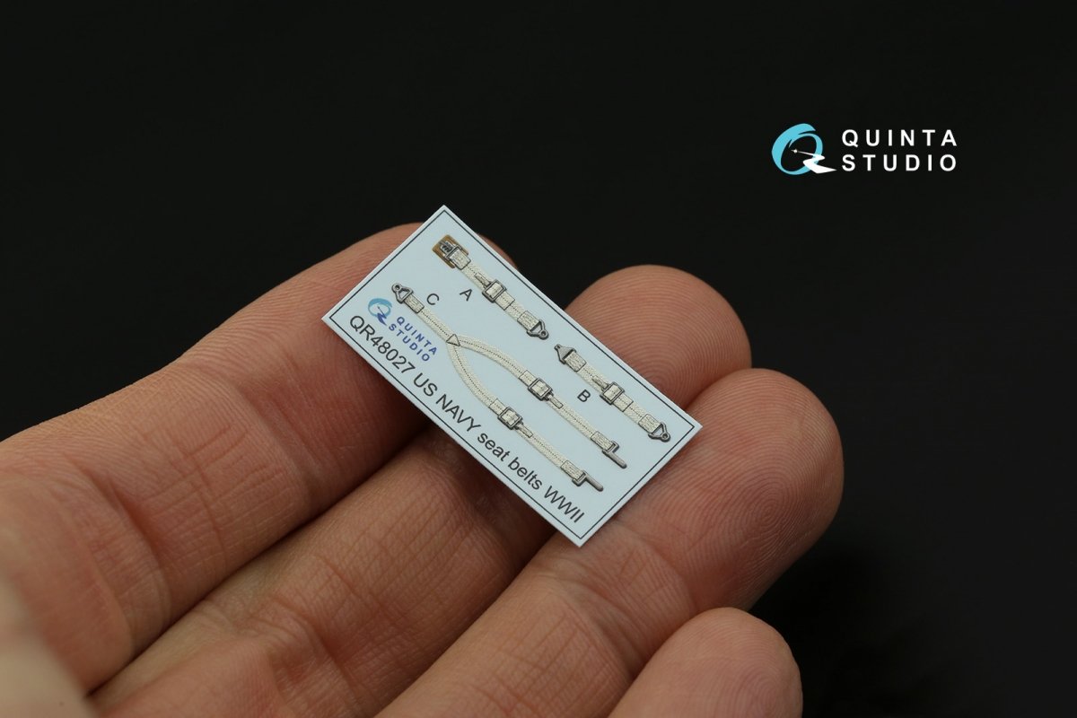 Quinta Studio QD48318 F4F-3 late 3D-Printed &amp;amp; colored Interior on decal paper (Hobby Boss) 1/48 – Bild 5
