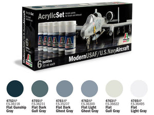 ITALERI 431AP - Modern USAF/US Navy Aircraft - Acrylic Set
