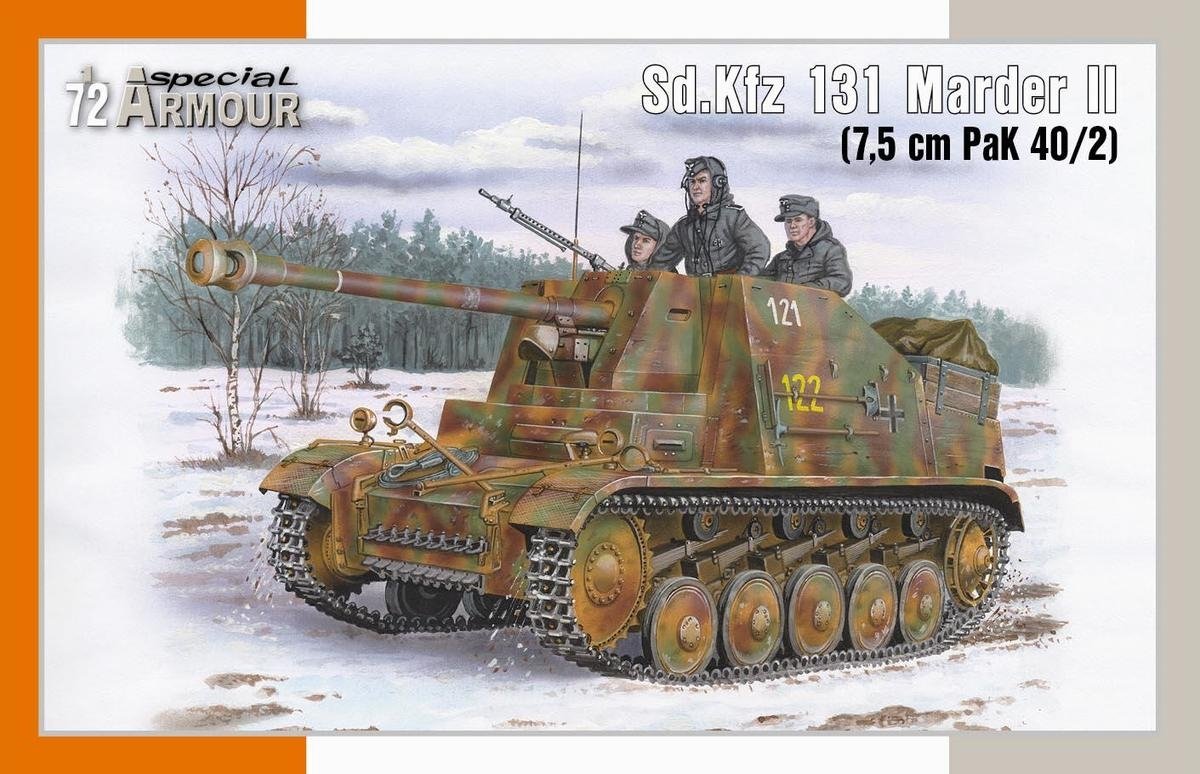 Special Armor 72020 Sd.Kfz 131 Marder II (7.5 cm PaK 40/2) 1/72