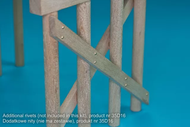 RB Model 35D15 WW II Wooden bridge Price for single module 1/35 – obrázek 7