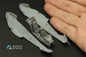Quinta Studio QD72107 OV-10A Bronco 3D-Printed &amp;amp; colored Interior on decal paper (ICM) 1/72 – Bild 3