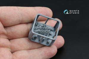 Quinta Studio QD+48582 Westland Lysander Mk.I 3D-Printed &amp;amp; colored Interior on decal paper (Airfix) (with 3D-printed resin parts) 1/48 – immagine 7
