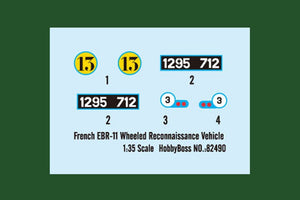 Hobby Boss 82490 French EBR-11 Wheeled Reconnaissance Vehicle 1/35 – image 4