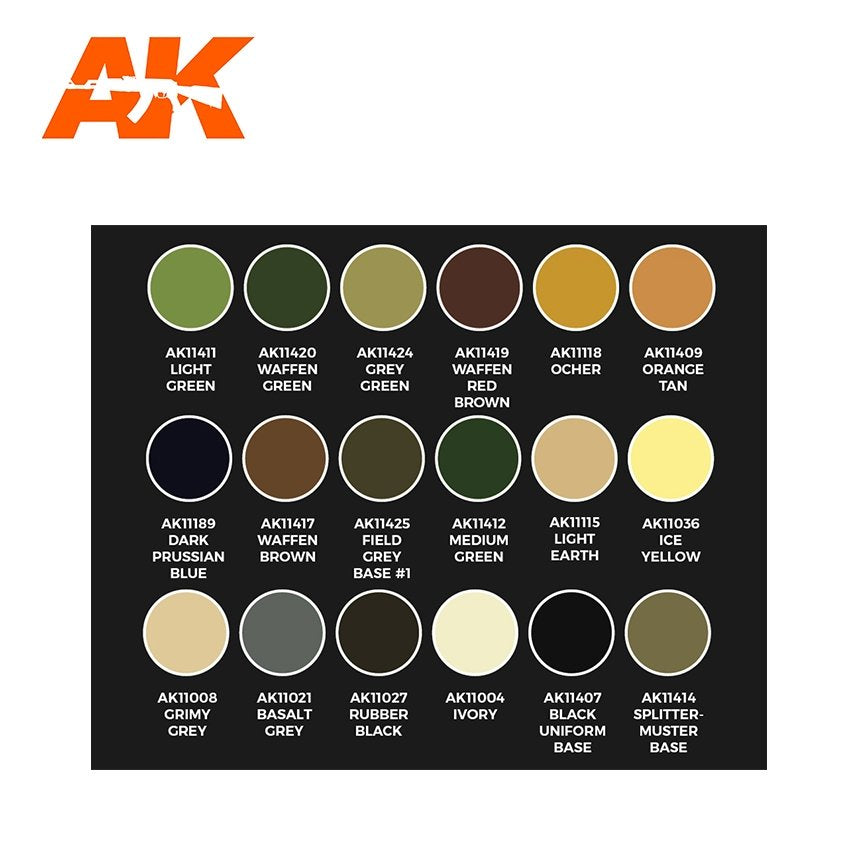 AK Interactive AK11759 SIGNATURE SET – CALVIN TAN 3G COLORS 3GEN SET 18x17 ml – Bild 3