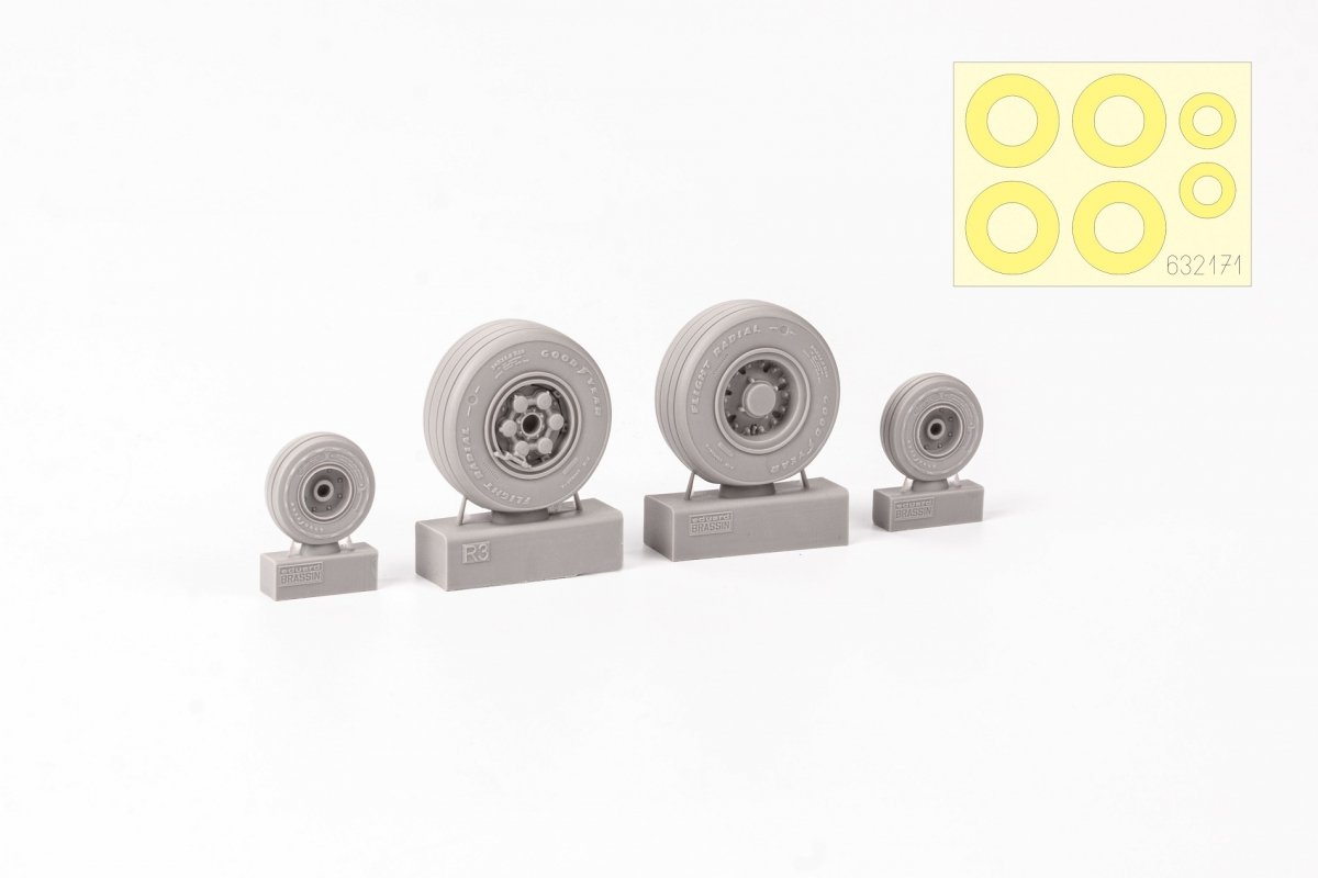 Eduard 632171 Tornado GR.4 wheels ITALERI 1/32 – Bild 4