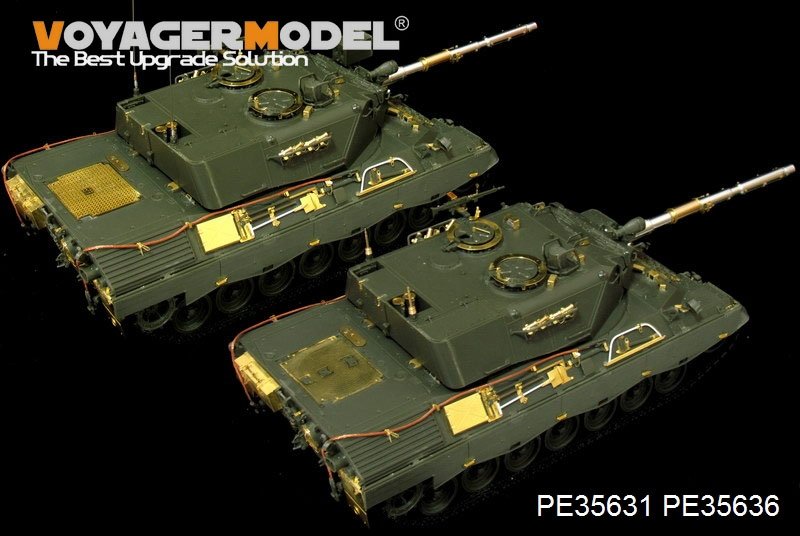 Voyager Model PE35636 Modern German Leopard 1A4 MBT B ver include Gun barrel Gun barrel Include (For MENG TS-007) 1/35 – obrázek 4