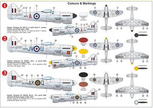 Kovozavody Prostejov KPM0224 Tempest F.6 “Silver wings” 1/72 – Bild 2