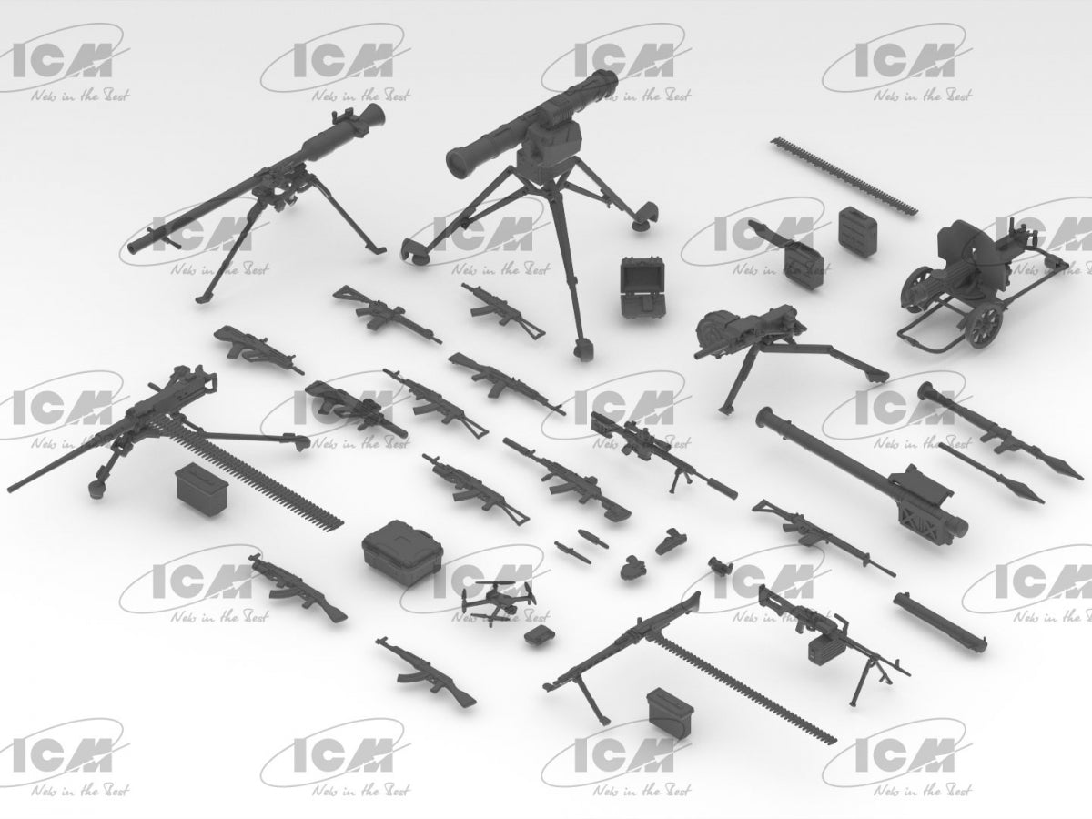 ICM 35749 Infantry weapons and chevrons Armed Forces of Ukraine 1/35 – image 2