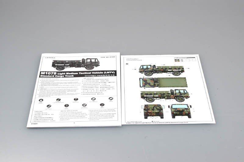 Trumpeter 01004 M1078 Light Medium Tactical Vehicle (LMTV) Standard Cargo Tru 1/35 – imagen 9