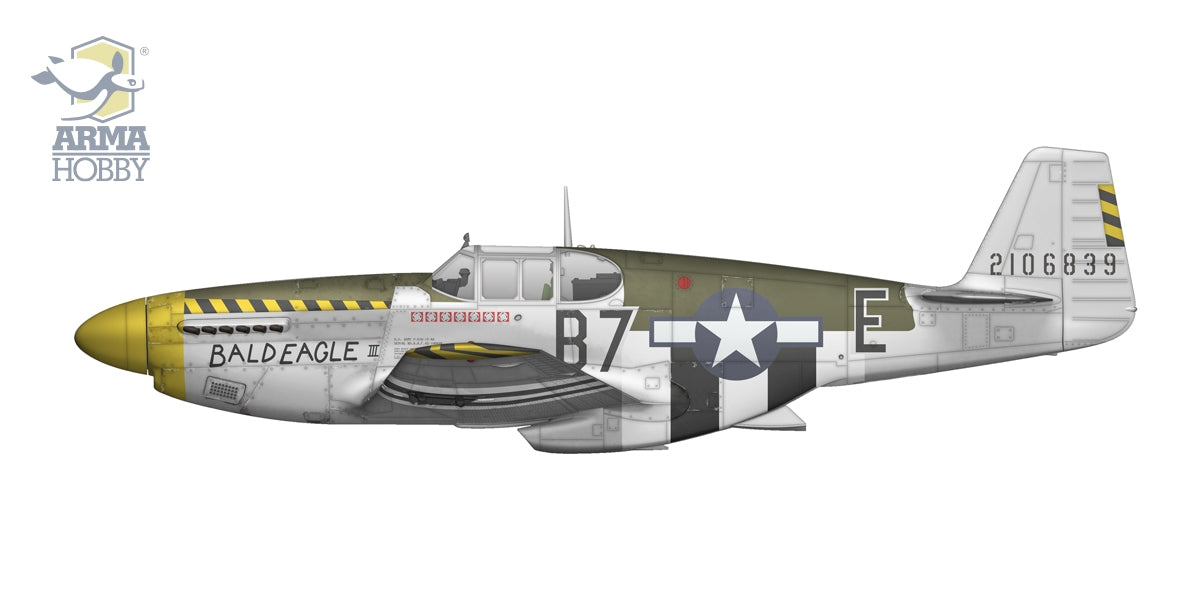 Arma Hobby 70069 P-51 B Mustang Deluxe Set 1/72 – image 10