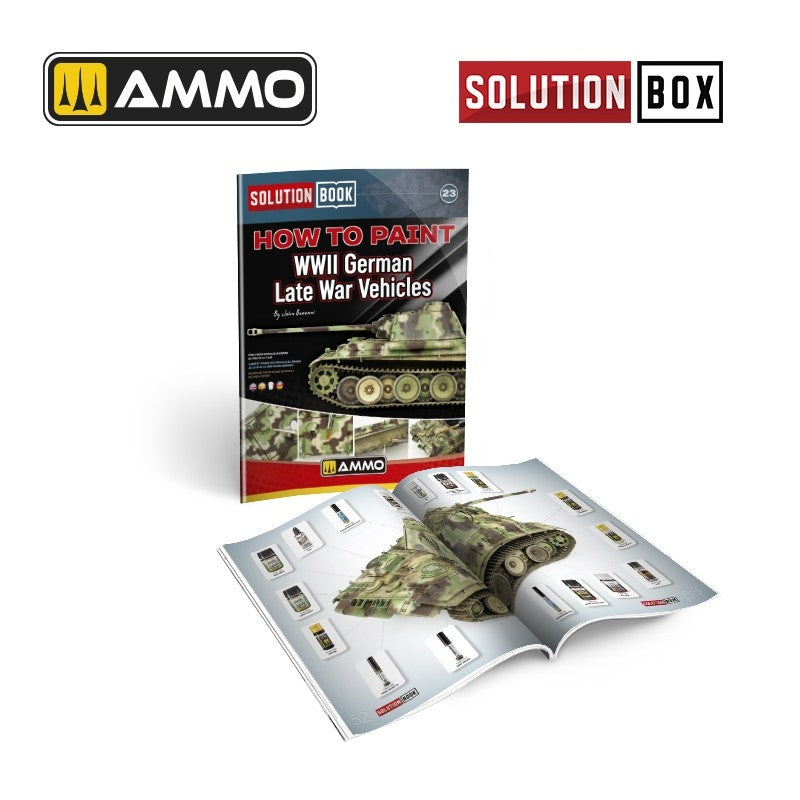 Ammo of Mig 6529 SOLUTION BOOK 23 - How to Paint WWII German Late War Vehicles (Multilingual Book) – image 2