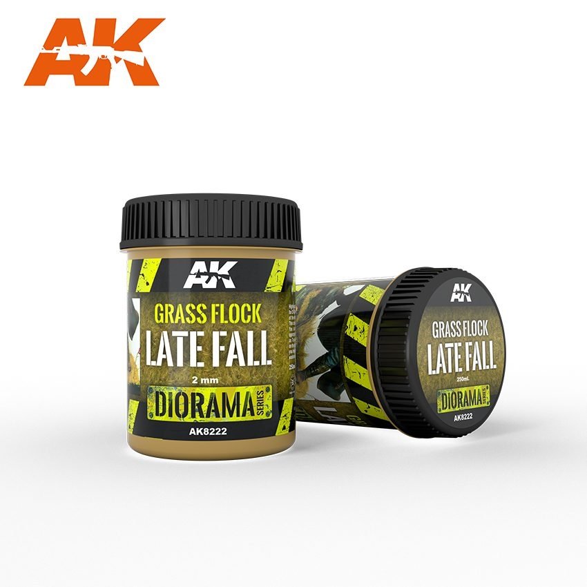 AK Interactive AK8222 GRASS FLOCK 2MM LATE FALL – Bild 2