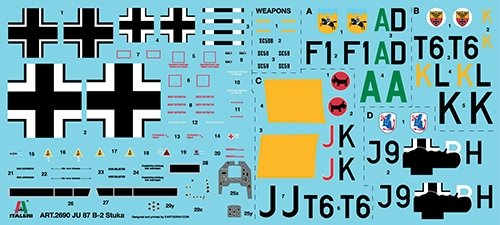 Italeri 2690 JU-87 B2 STUKA 1/48 – imagen 4