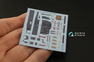 Quinta Studio QD32069 Me 262A 3D-Printed &amp;amp; colored Interior on decal paper (Revell) 1/32 – image 9