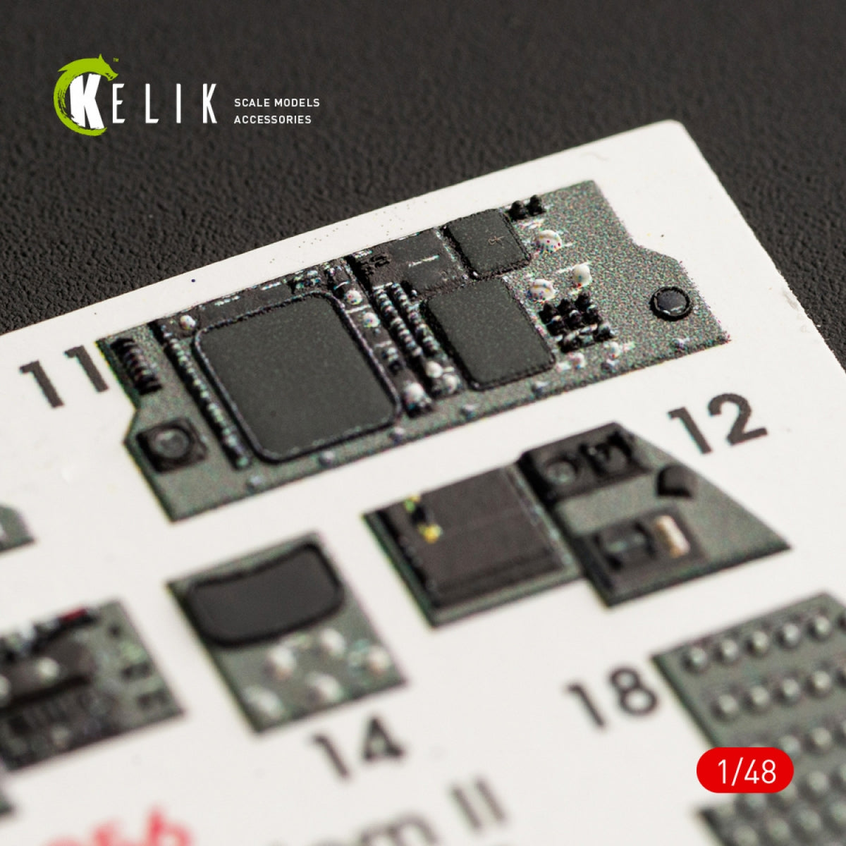 KELIK K48056 F-4G INTERIOR 3D DECALS FOR MENG KIT 1/48 – zdjęcie 7