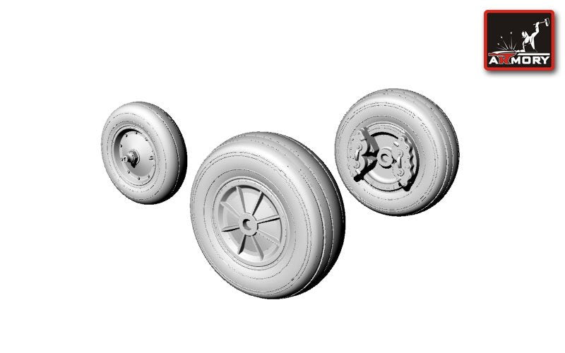 Armory Models AW72304 T-28 Trojan wheels 1/72 – image 3