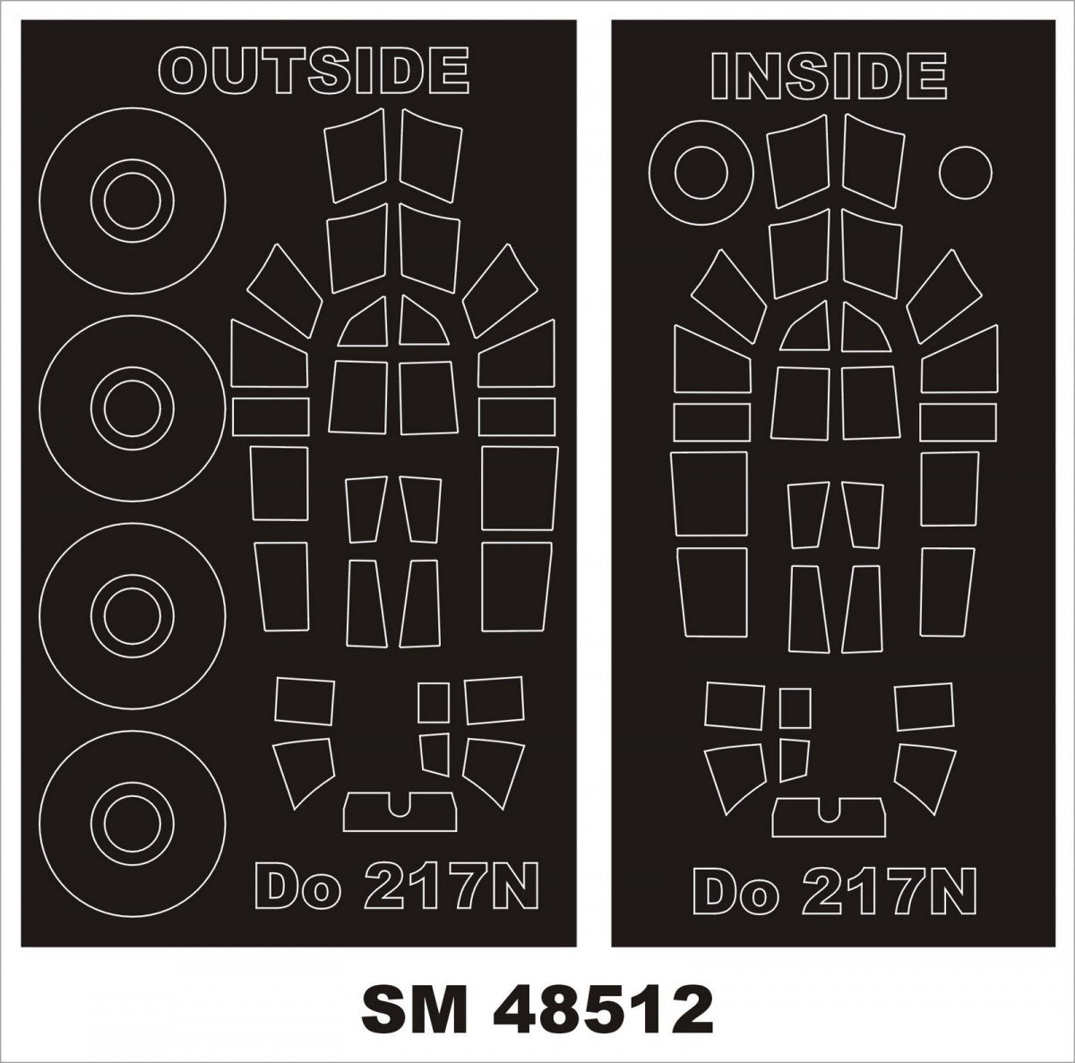 Montex SM48512 DORNIER Do-217N ICM 1/48