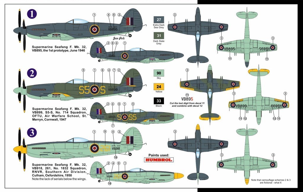AZ Model AZ7585 Supermarine Seafang F.Mk 32 1/72 – Bild 2