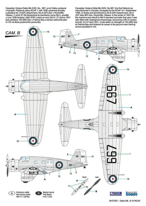 Special Hobby 72351 Delta Mk. II/III RCAF 1/72 – Bild 2