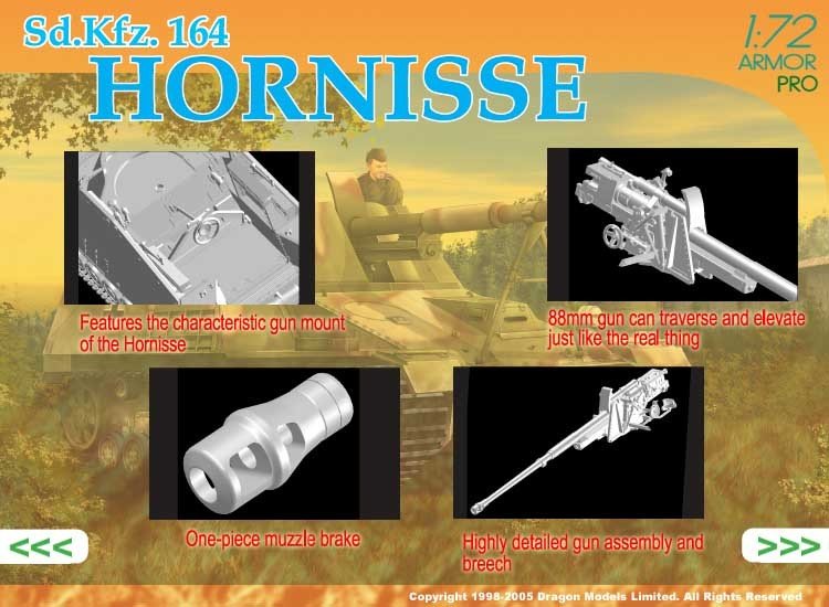 Dragon 7234 Sd.Kfz.164 Hornisse 1/72 – image 3
