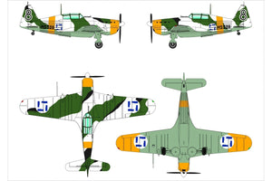 Dora Wings 48057 Morane-Saulnier MS.406.C1 - Finnish Aces 1/48 – imagen 2