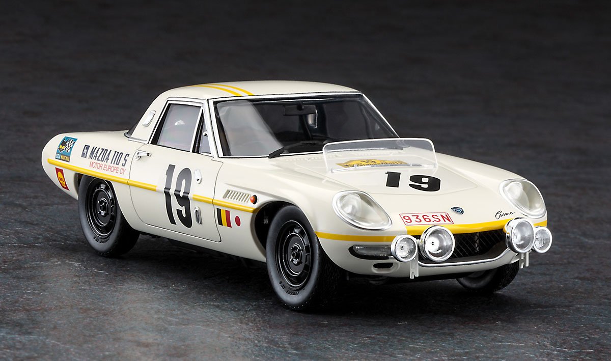 Hasegawa CH50 Collectors&amp;#39; Hi-Grade Series Mazda Cosmo Sport 1968 Marathon de la Route Super Detail 1/24 – Bild 5