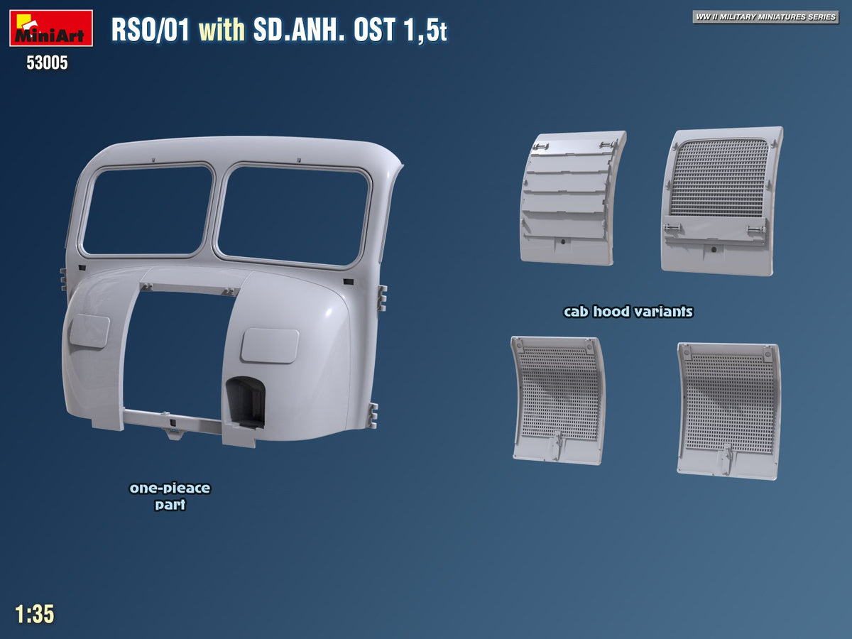MiniArt 53005 RSO/01 with TRAILER SD.ANH. OST 1,5t 1/35 – imagen 13