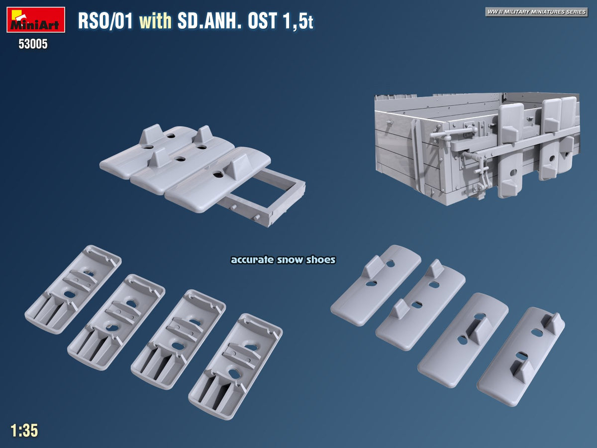 MiniArt 53005 RSO/01 with TRAILER SD.ANH. OST 1,5t 1/35 – imagen 18