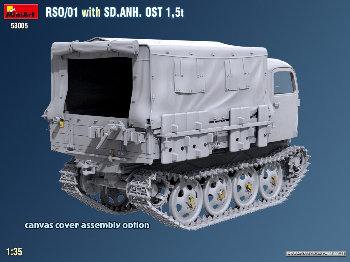 MiniArt 53005 RSO/01 with TRAILER SD.ANH. OST 1,5t 1/35 – imagen 7