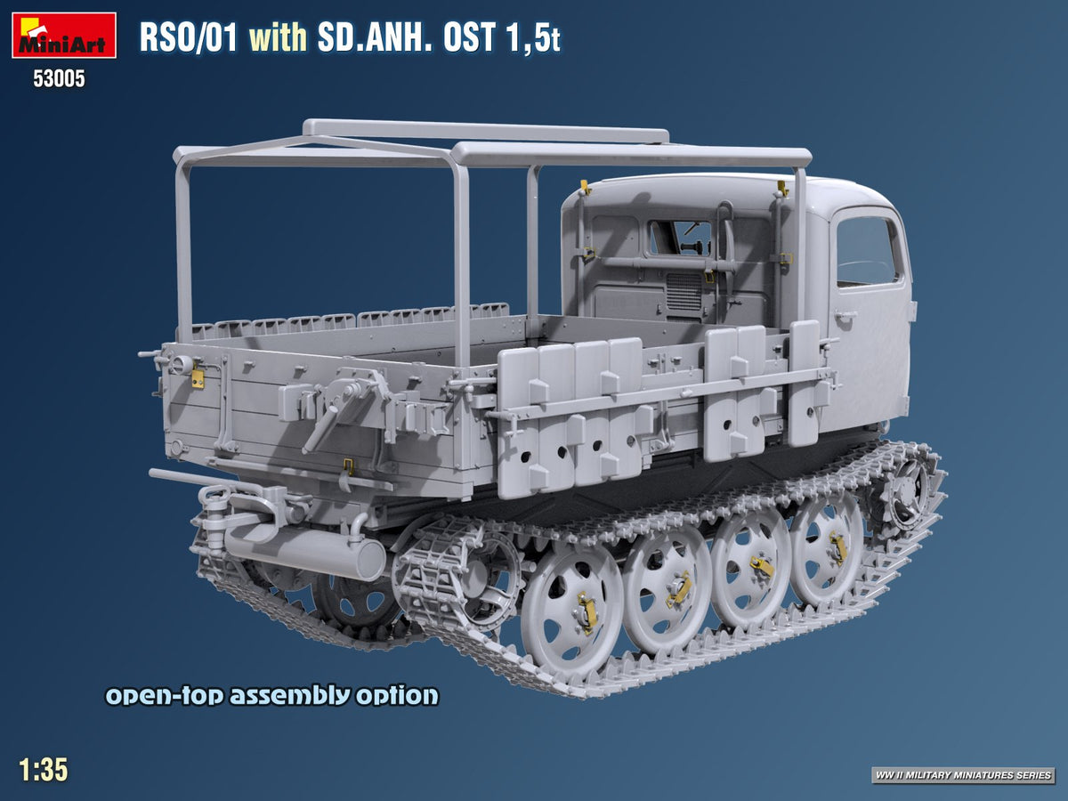 MiniArt 53005 RSO/01 with TRAILER SD.ANH. OST 1,5t 1/35 – imagen 8