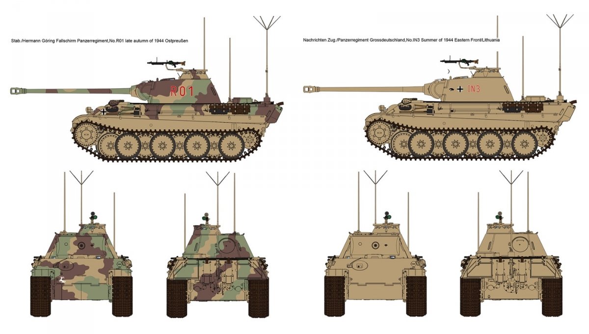 Rye Field Model 5089 Panther Ausf.G Panzerbefehlswagen 1/35 – image 4