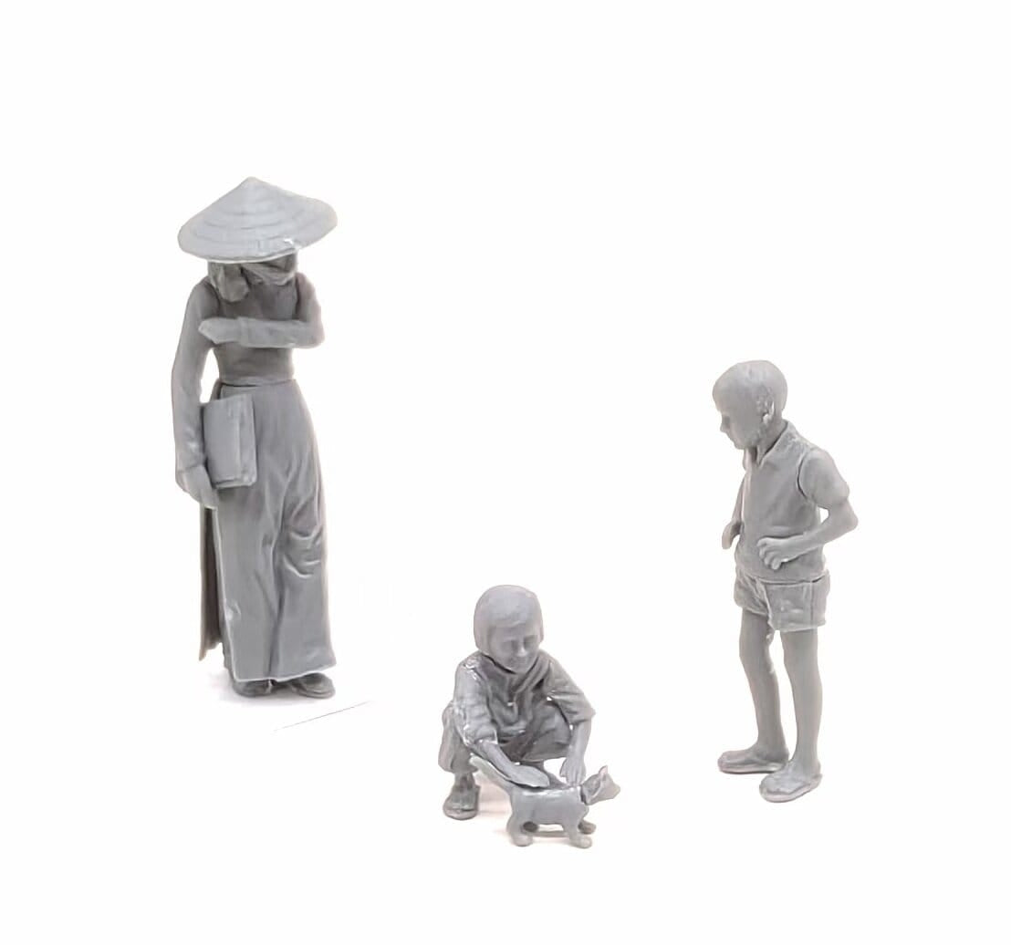 Gecko Models 35GM0127 60&amp;#39;~70&amp;#39;s Southern Vietnamese &amp;amp; Japanese SS50E Motorbike Set 1/35 – image 6