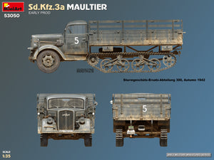 53050 Sd.Kfz.3a Maultier. Early Prod 1/35 – obrázek 4