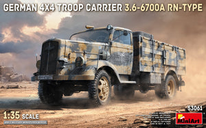 MiniArt 53061 GERMAN 4X4 TROOP CARRIER 3.6-6700A RN-TYPE 1/35