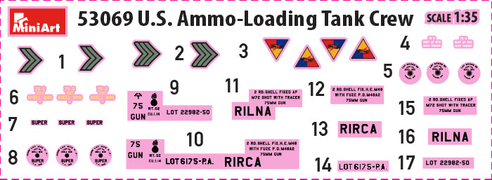 MiniArt 53069 U.S. Ammo-Loading Tank Crew. 2nd Edition 1/35 – obrázek 2