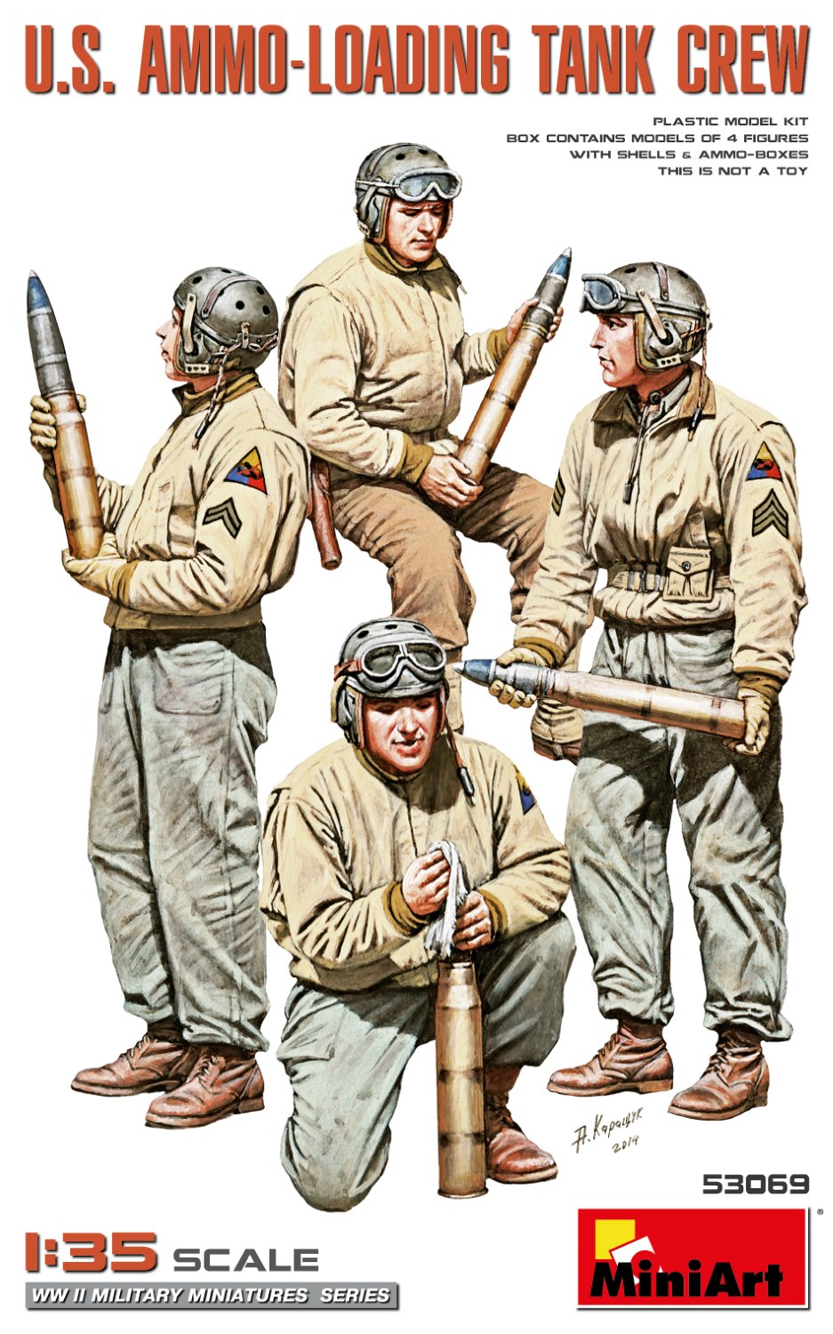 MiniArt 53069 U.S. Ammo-Loading Tank Crew. 2nd Edition 1/35